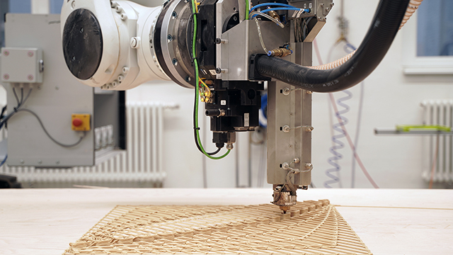 Large-scale additive robotic manufacturing platform